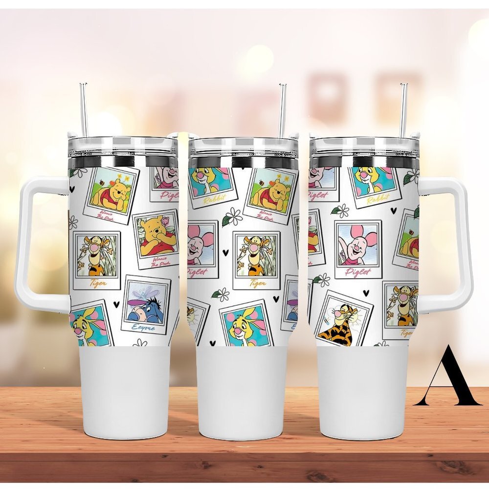 Disney Winnie the Pooh Beach Surfboard 40 oz Tumbler 40oz cups birthday gifts